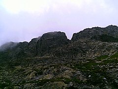 Kozia Przełęcz widoczna z Dolinki Koziej