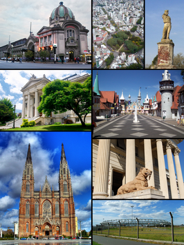 Een collage van La Plata