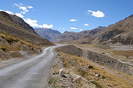 La route entre Leh et Manali.