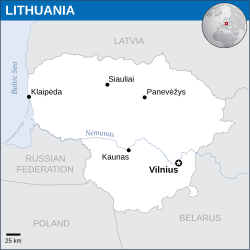 Lokasi Lituania