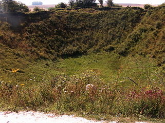 Lochnagar Crater, à Ovillers-la-Boisselle.