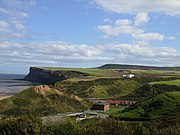 Cat Nab (left foreground) and Hunt Cliff