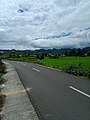 Jalan di Dusun Manarang menuju arah ke PT Bosowa Maros