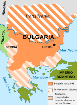 A map of medieval Bulgaria