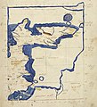 Klaudiosz Ptolemaiosz térképe (c. 1375–1425) Γερμανικός Ὠκεανός, Germanikós Ōkeanós