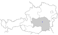 Розташування міста Леобен