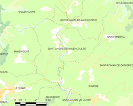 Saint-André-de-Majencoules - Localizazion