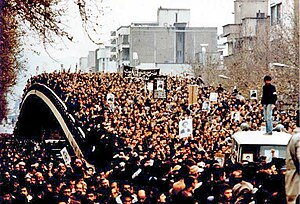 Mielenosoitus Teheranissa.