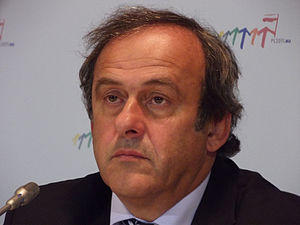 UEFA President Michel Platini. Photo taken dur...