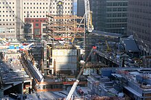 One WTC above street level, as of February 28, 2009 OneWTC-Construction-Feb2009.jpg