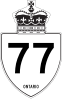 Highway 77 shield