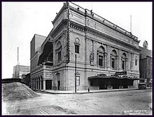 Lentelli ornamentation of Orpheum Theater, St. Louis, Missouri