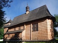 Zabytkowy kościół drewniany