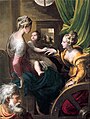Parmigianino: Het mystieke huwelijk van de heilige Catharina