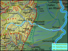 Pfaelzerwaldkarte Flussgebiete Speyerbach.png