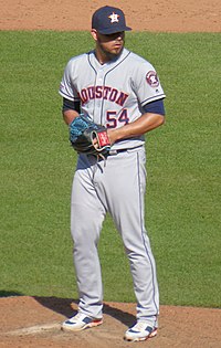 Osuna with the Houston Astros in 2019 Roberto Osuna with the Houston Astros in 2019 (Cropped).jpg