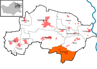 Роттельсдорф на карте городского округа