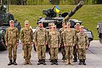 Танкисты 14-й омехбр на церемонии открытия Strong Europe Tank Challenge 2017.