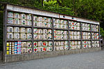 Barriles de sake como ofrendas