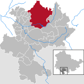 Poziția localității Schleusingen