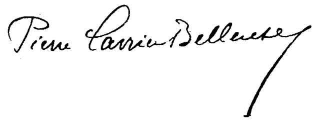 signature de Pierre Carrier-Belleuse