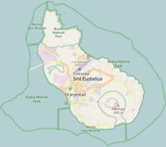 Mapa lokalizacyjna Sint Eustatius