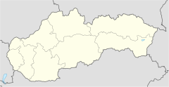 バンスカー・シュチャヴニツァの位置（スロバキア内）