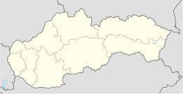 Location of MŠK Považská Bystrica
