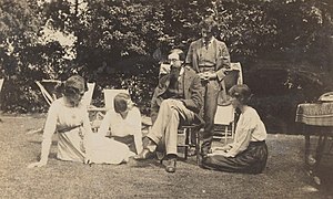 A group at Garsington Manor, country home of L...