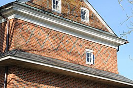 Detail of the brickwork