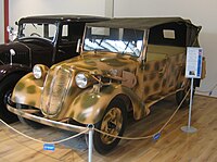 Tatra 57 K v barvách Wehrmachtu