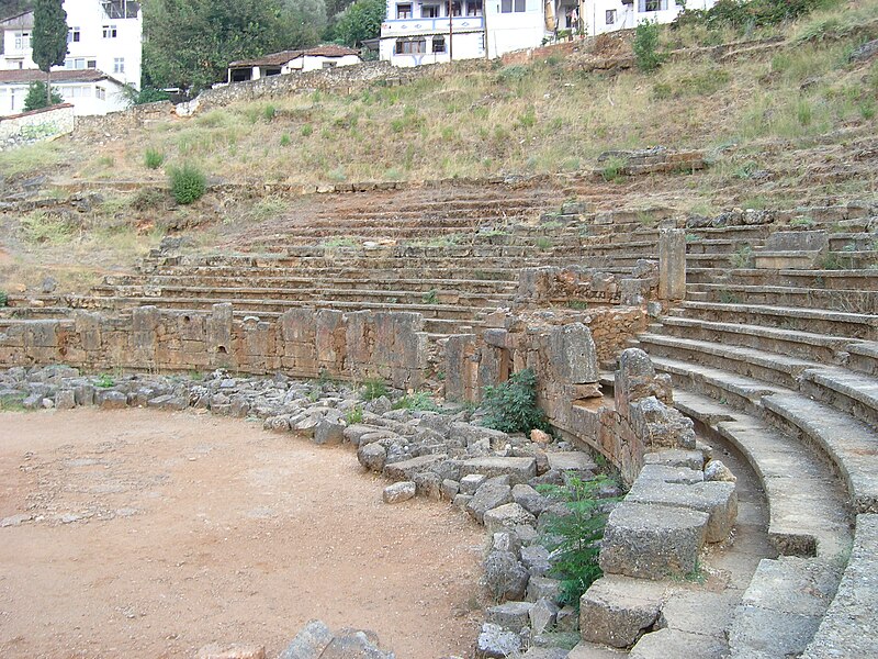 Telmessos ancient theatre, Fethiye
