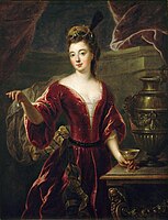 Louise Françoise de Bourbon, Borbongo dukesa Kleopatra VII.a bezala