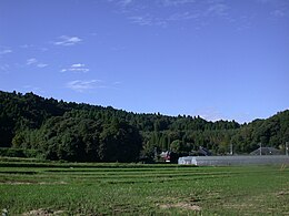 土気城遠景