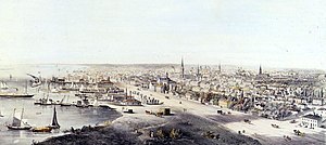 View of Toronto in 1854 TorontoCanadaWest.jpg