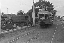 Tram in 1947 Tram 1 van Djakarta naar Djatinegara, Bestanddeelnr 156-3-5.jpg
