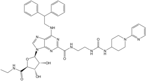 Kekulé skeletal formula of UK-432,097