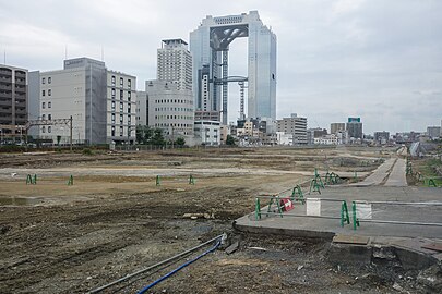 梅田貨物駅跡（2014年6月）