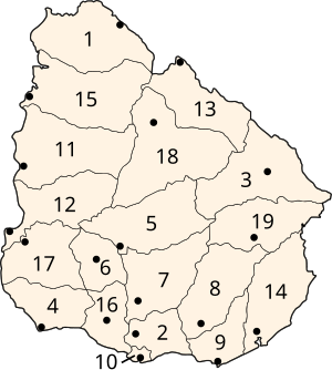 Departementen van Uruguay