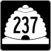 State Route 237 marker