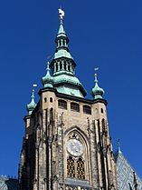 Renesanční báň katedrály sv. Víta v Praze