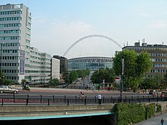 View from top of steps, Wembley Park Station - geograph.org.uk - 456268.jpg