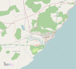 Location of Mudasarlova Reservoir in Visakhapatnam.