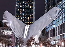 The Oculus building of the World Trade Center station (PATH) WTC Hub January 2017 2 vc.jpg