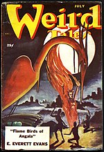 Weird Tales cover image for July 1951