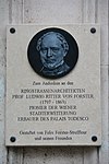 Ludwig Ritter von Förster – Gedenktafel