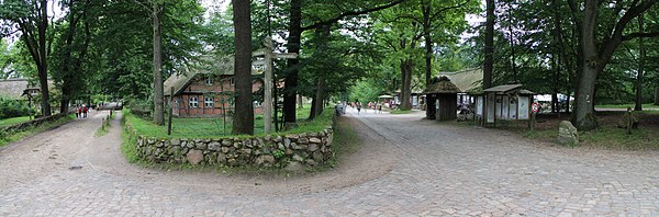 Wegweiser / Kreuzung nahe des Heidemuseums