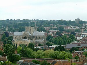 Winchester, Hampshire from St Giles' Hill