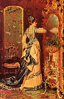 Mujer ante un espejo