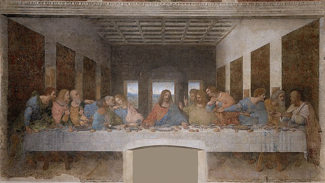 La Cène peinte par Leonardo da Vinci